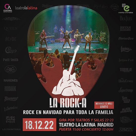 Lee más sobre el artículo Concierto de La Rock-A en el Teatro la Latina de Madrid